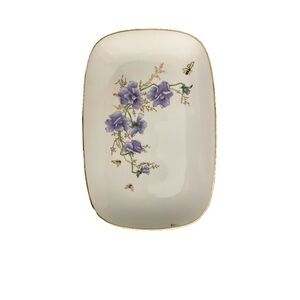 Golden Heirloom Hand Painted China Tray Platter